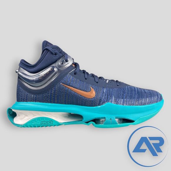 Nike Air Zoom GT Jump 2 Dusty Cactus Obsidian Blue Men's Size 10 DJ9431-401 - Picture 2 of 7